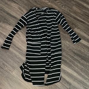 Waffle knit Bibi long cardigan